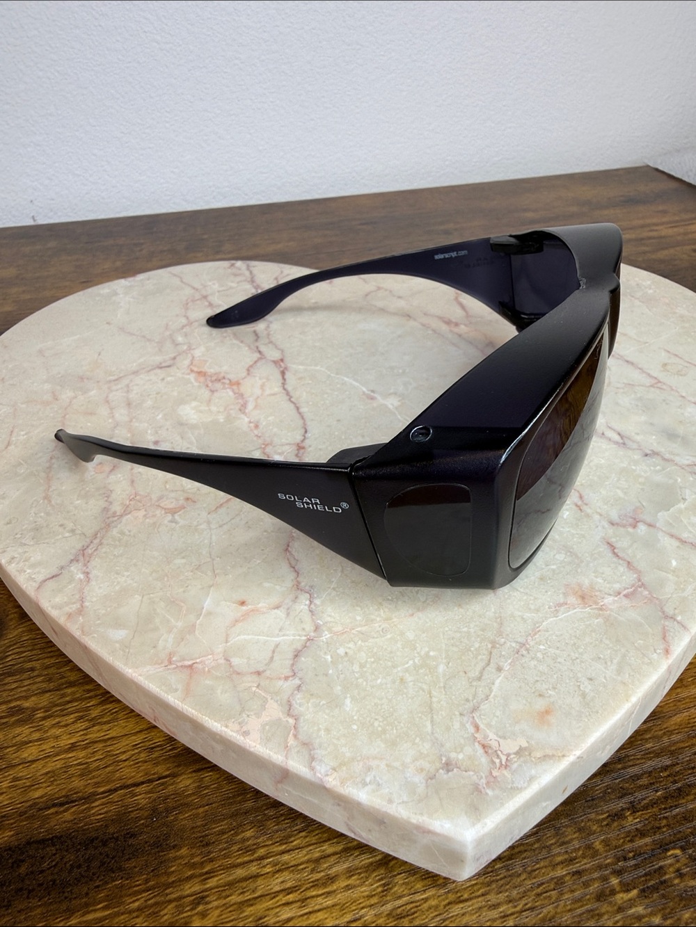 Black Wraparound Sunglasses for Men